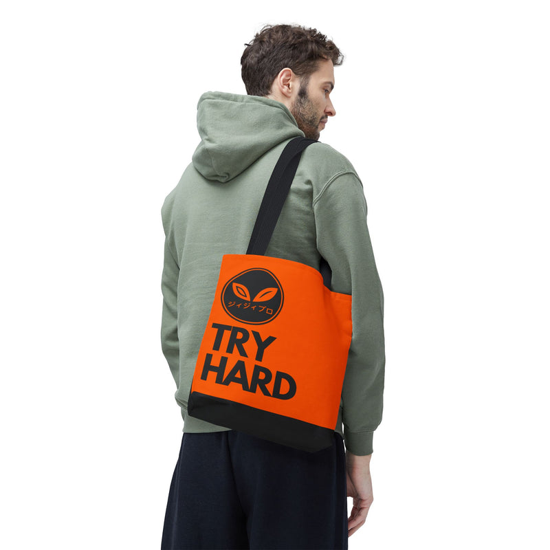 TRY HARD   (TOTE BAG)