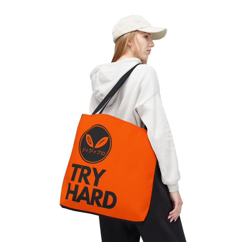 TRY HARD   (TOTE BAG)