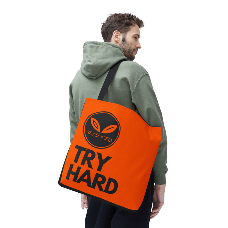 TRY HARD   (TOTE BAG)