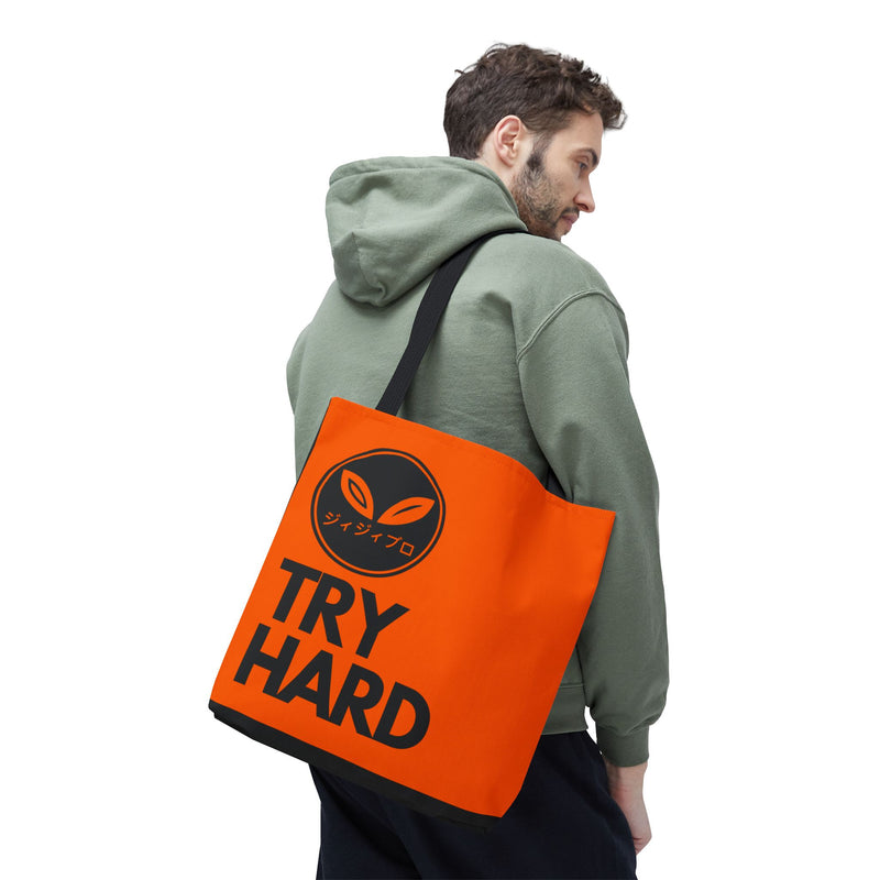 TRY HARD   (TOTE BAG)